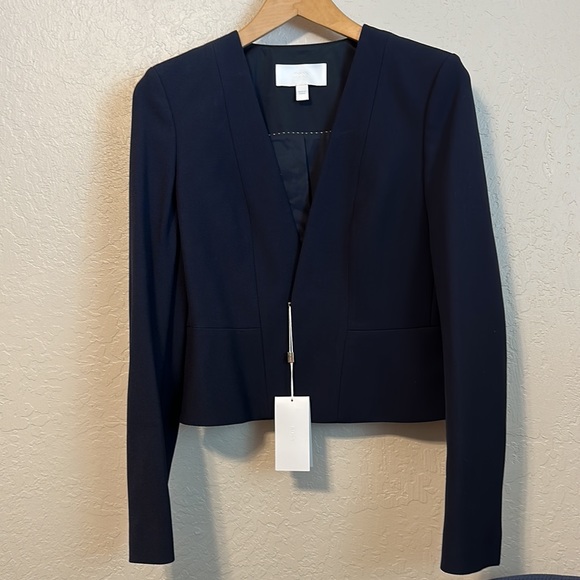 Navy Huggo Boss jacket size 4 - Picture 7 of 8